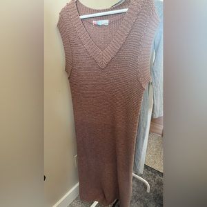 Free People- size small knit sweater/vest dress